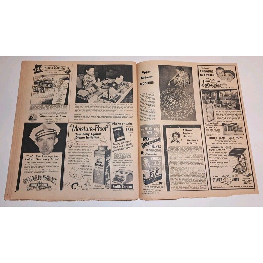 Picture Roto Magazine Minneapolis Sunday Tribune 2/15/1953 North Dakota Oil Boom - Picture 6 of 7